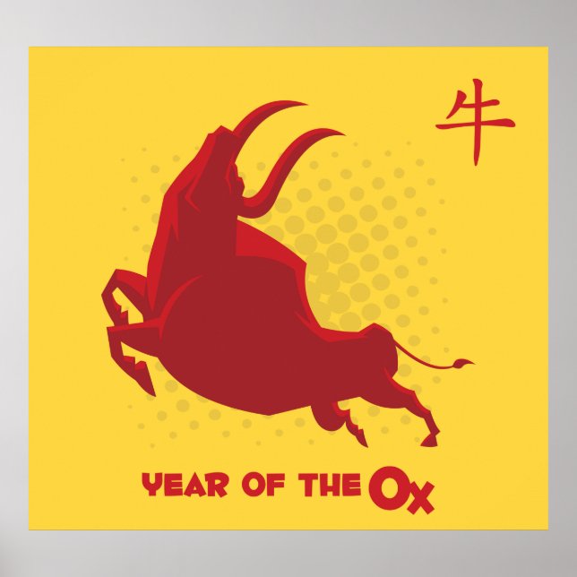 Jahr des OX Poster (Vorne)