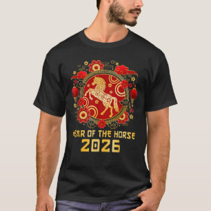 Jahr des Pferdes 2026 - Chinesisches Neujahrs-Zodi T-Shirt