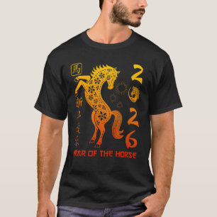 Jahr des Pferdes 2026 - Chinesisches Neujahrs-Zodi T-Shirt