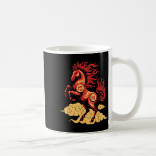 Jahr des Pferdes 2026 Frohes chinesisches Neujahr Kaffeetasse