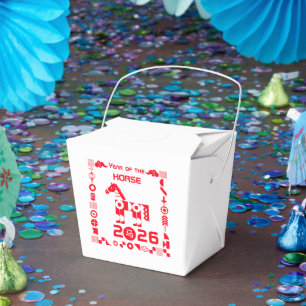 Jahr des Pferdes 2026 Geschenkschachtel
