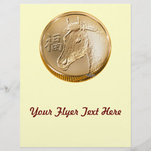 Jahr des Pferdes Flyer