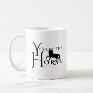 Jahr des Pferdes Kaffeetasse