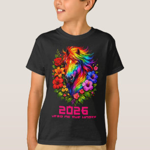 Jahr des Pferdes Lunar Chinesisch 2 T-Shirt