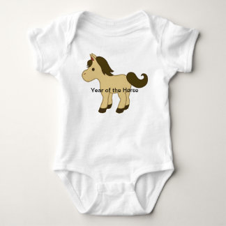Jahr des Pferds Baby Strampler