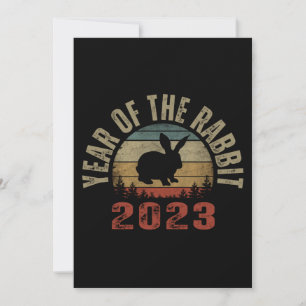 JAHR DES RABBIT 2023 EINLADUNG