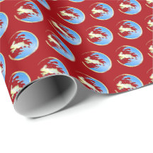 Jahr des Rabbit Wrapping Paper