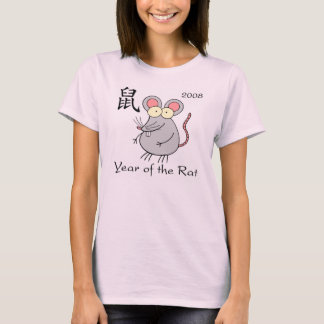 Jahr des Ratten-Damen-T - Shirt
