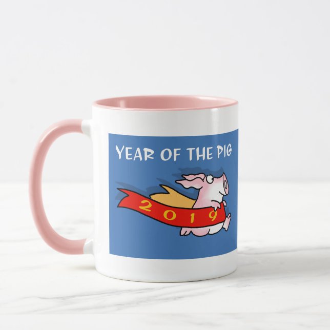 Jahr des Schweins Tasse (Links)
