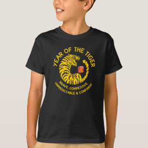 Jahr des Tiger 2022 Glückliches chinesisches Neuj T-Shirt