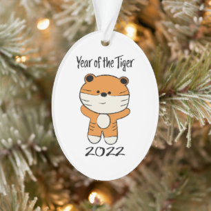 Jahr des Tiger 2022 Ornament