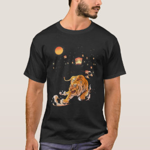 JAHR DES TIGER Crouching Tiger Happy Chinese Ne T-Shirt