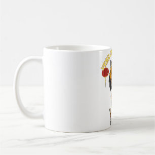 Jahr des Tigerchinesischen Zodiac Lunar Neujahr un Kaffeetasse