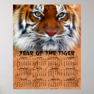 Jahr des Tigers 2010 Poster