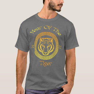Jahr des Tigers 2022, Neujahr des zirkulären chine T-Shirt