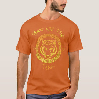 Jahr des Tigers 2022, Neujahr des zirkulären chine T-Shirt