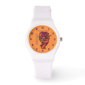 Jahr des Tigers Armbanduhr
