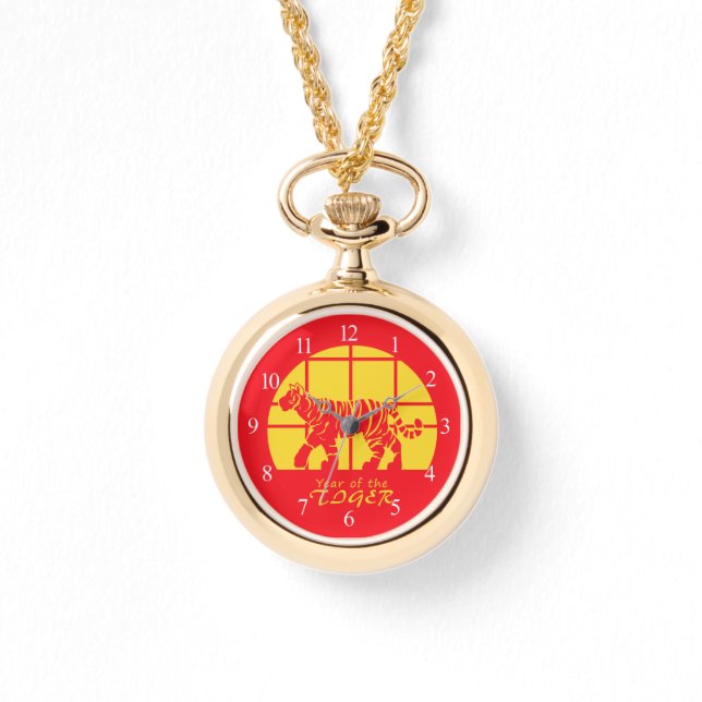 Jahr des Tigers Armbanduhr (Vorderseite)