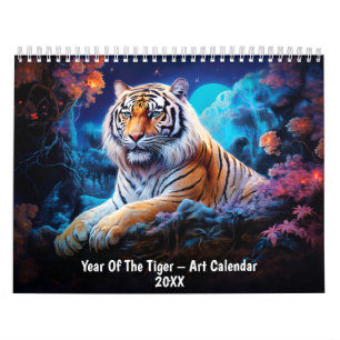 Jahr des Tigers – Kunstkalender 20XX Kalender