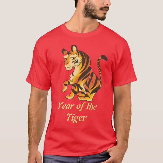 Jahr des Tigers T-Shirt (Vorderseite)