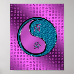 Jahr des Wasserrosters Poster