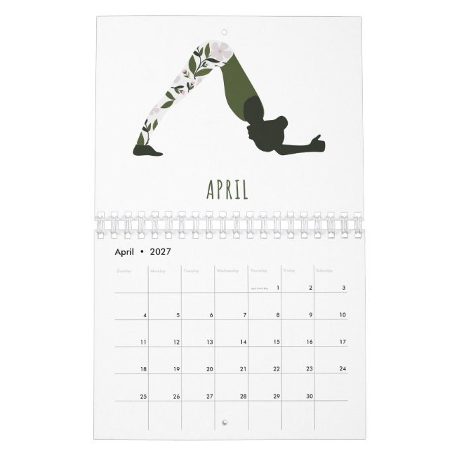 Jahr des Yoga Kalender (Apr 2027)