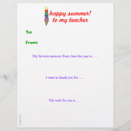 Jahr-Endepersonalisierter Lehrer danken Ihnen -