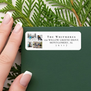 Jahr in Momenten Minimal 4 Foto Gallery Collage