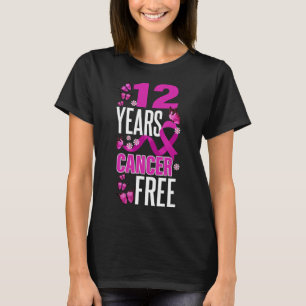 Jahr krebsfrei für Brustkrebsbewusstsein T-Shirt
