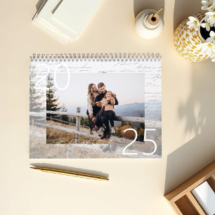 Jahr voll mit Erinnerungen Foto-Speicher-Keepsake Kalender