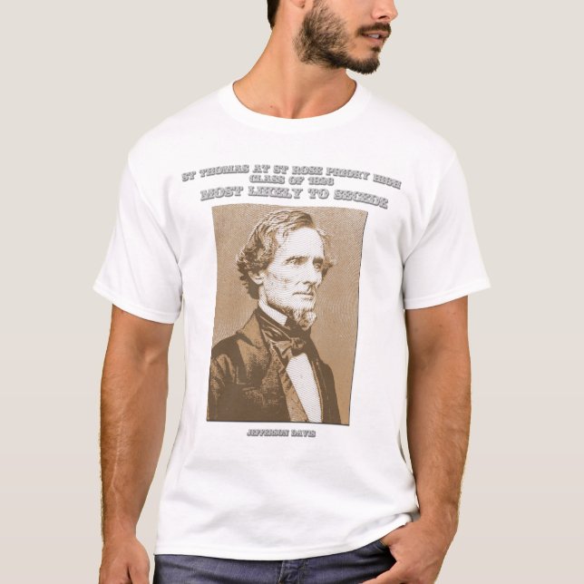 Jahrbuch-Shirt Jeffersons Davis T-Shirt (Vorderseite)