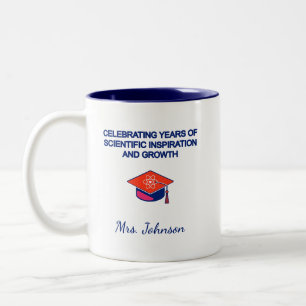 Jahre der wissenschaftlichen Inspiration und des W Zweifarbige Tasse