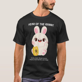 Jahre des Kaninchens Chinesisch neue Jahre Kinder  T-Shirt