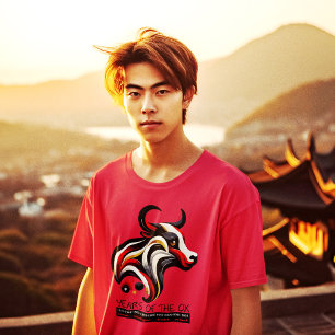 Jahre des OX - Chinesisches Zodiakzeichen T-Shirt