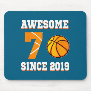 Jahre seit altem Basketball 7 2019 Mousepad