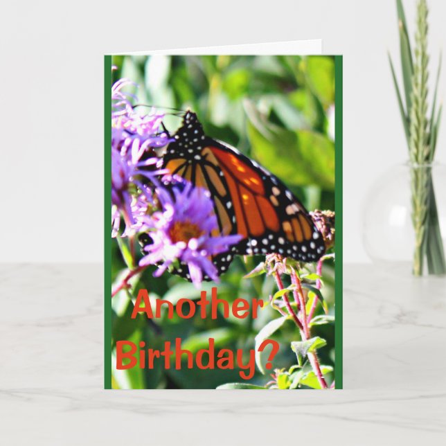 Jahrelang echte Flottby-Karte mit Schmetterling Karte (Vorderseite)
