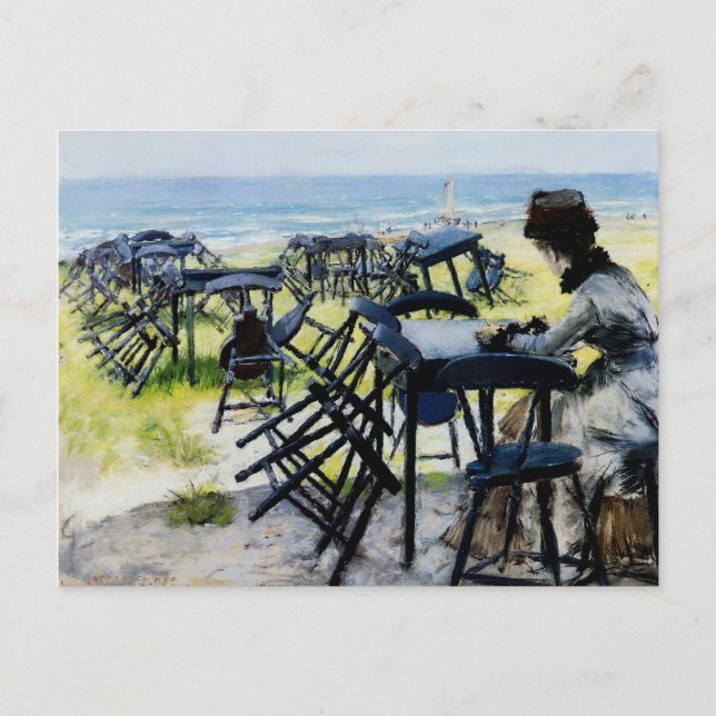 Jahresende Postkarte (Vorderseite)