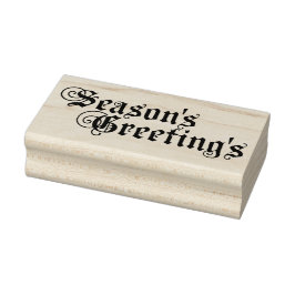 Jahresgrüße Gummistempel