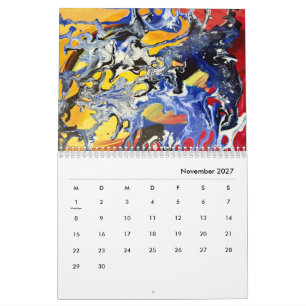 Jahreskalender 2027 "Abstrakt" Kalender