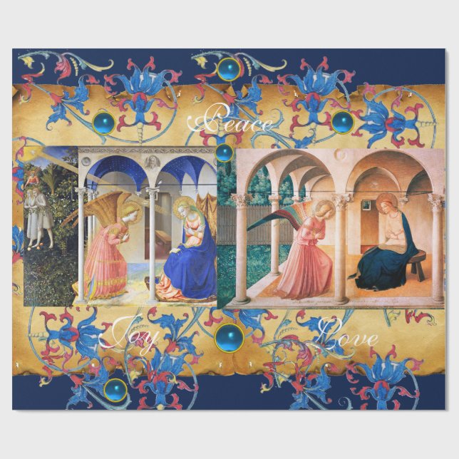JAHRESPARKPLATZ FÜR ANGELICO CHRISTMAS GESCHENKPAPIER (Flach)