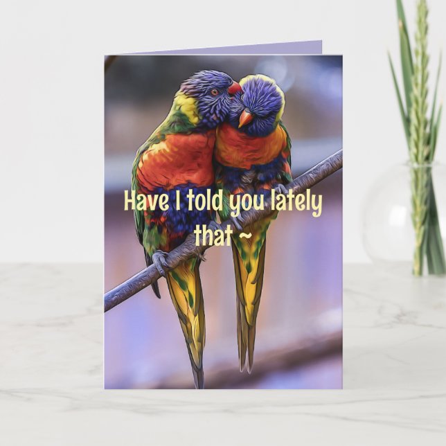 JAHRESPARTNER/LIEBE DANKESKARTE (Vorderseite)