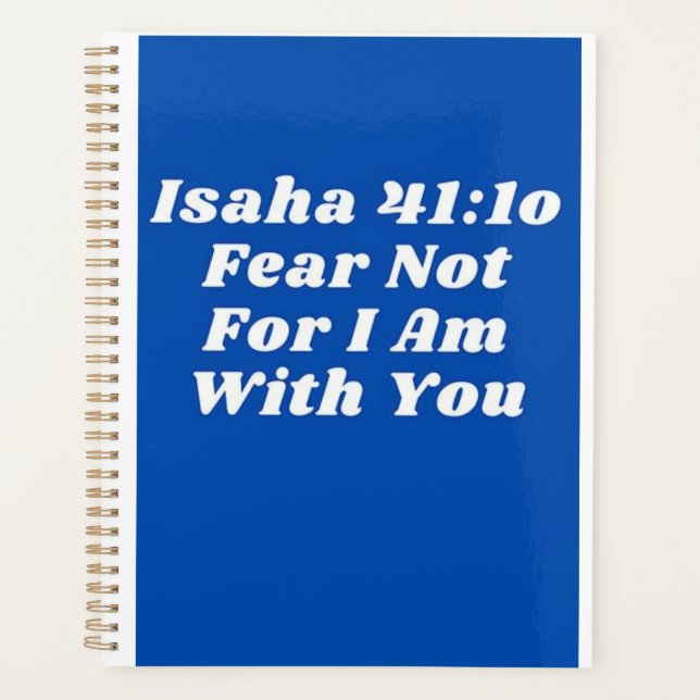 Jahresplaner Christliche Bibelverse Planer (Vorderseite)