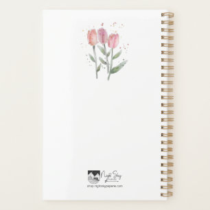Jahresplaner   Tulips   5.5 x 8.5   Leerlaufdaten Planer