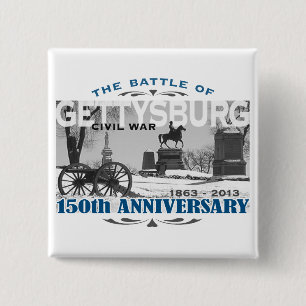 Jahrestag Gettysburg-Kampf-150 Button