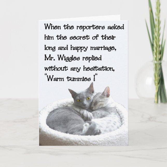 Jahrestag Herrn Wiggles Karte (Vorderseite)