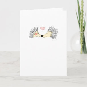 Jahrestag/Hochzeit/Verlobungskarte-Hedgie Liebe Karte