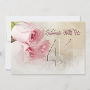 Jahrestags-Party Einladung für 41 Jahre