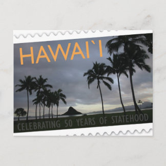 Jahrestags-Postkarteninsel Postkarte