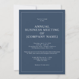 Jahrestreffen Einladung Corporate Event