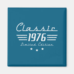 Jahrestshirt 50 Alt Vintage Klassiker Auto Magnet